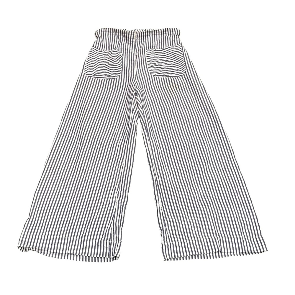 Urban Outfitters Monochrome Beach Striped Wide-Leg Pants Small - Picture 1 of 11